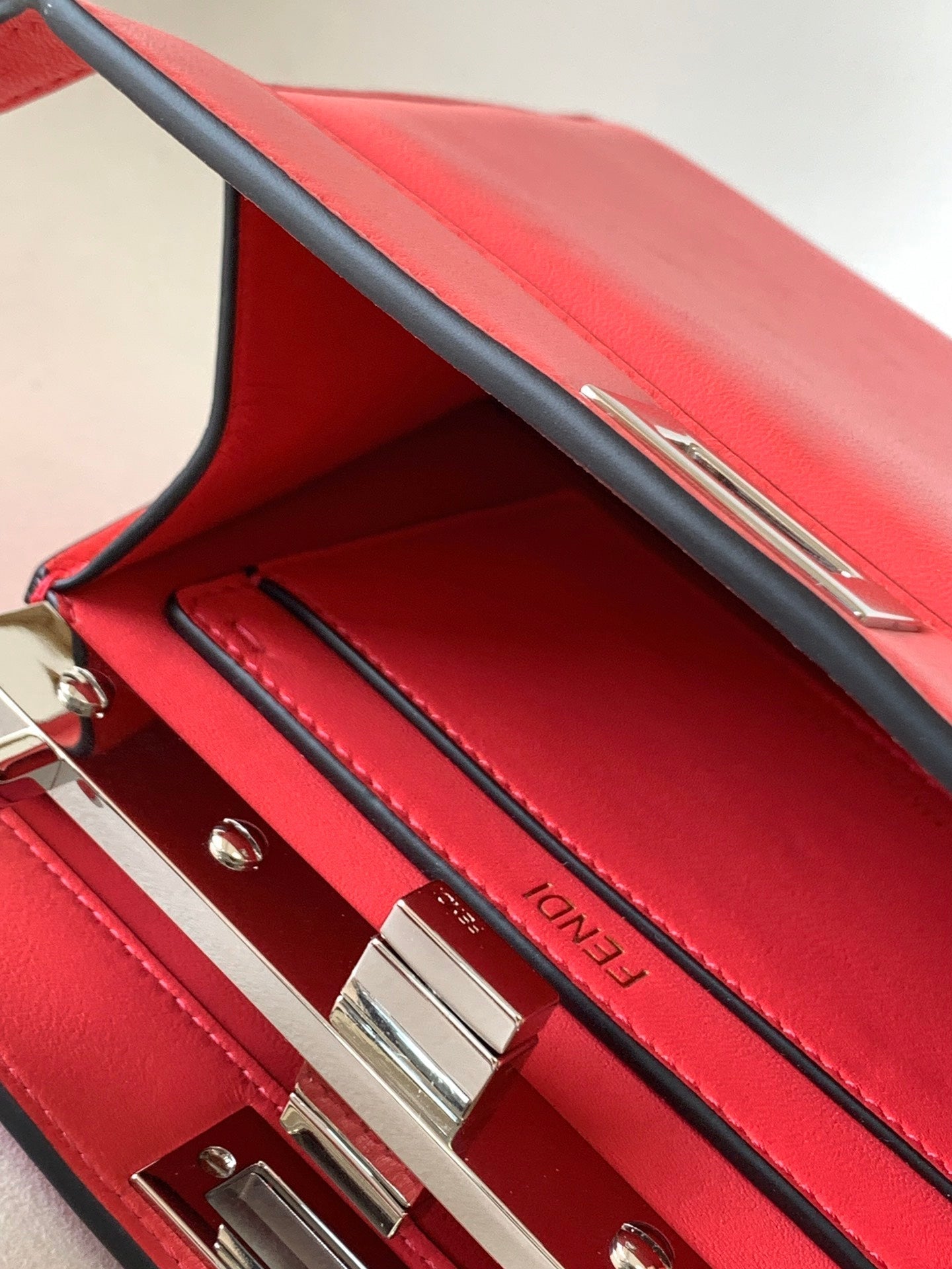 Peekaboo ISeeU Petite 20 Bag Hot Pink Lambskin Shw mysite