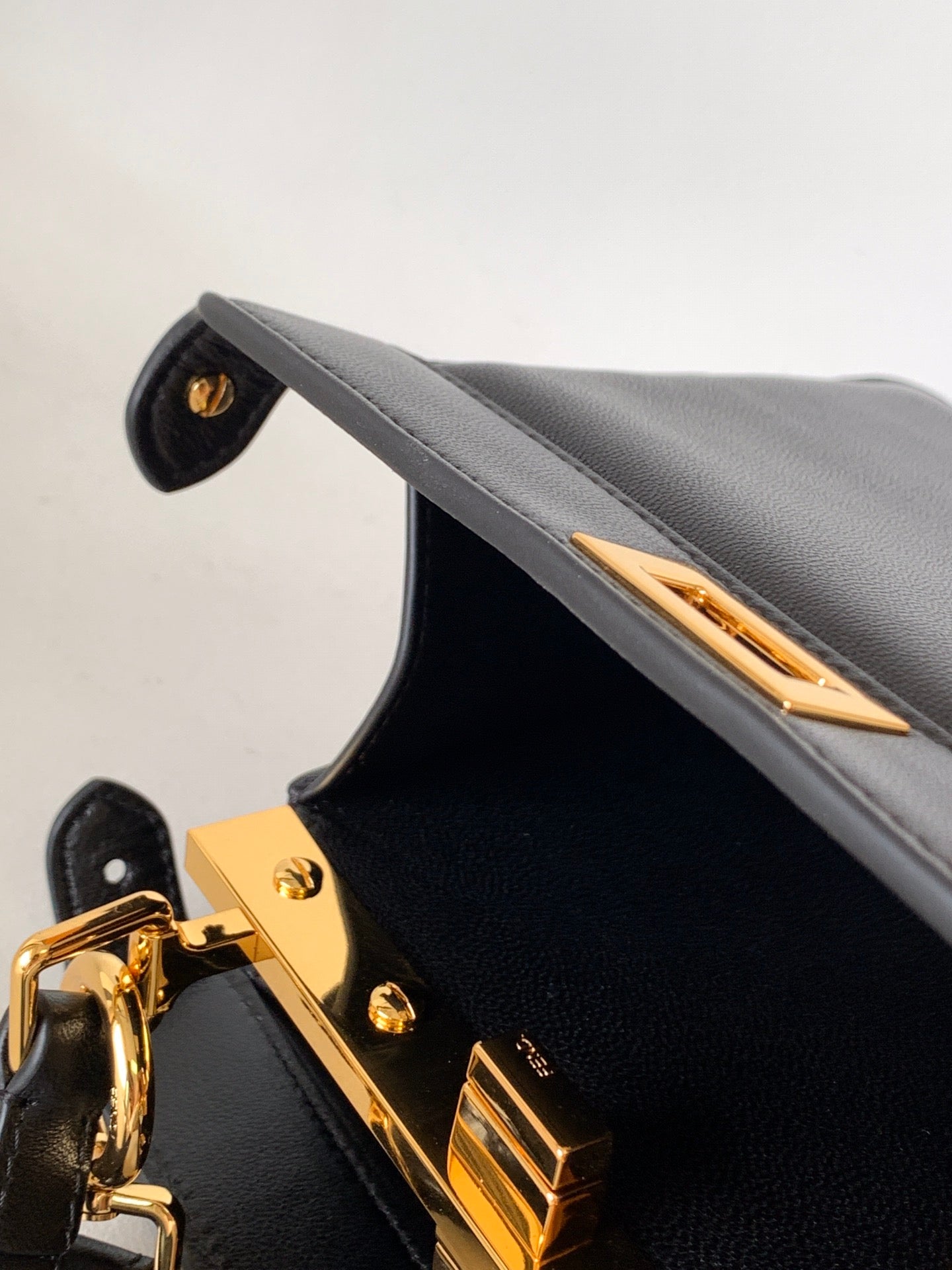 Peekaboo ISeeU Petite 20 Bag Black Lambskin Ghw mysite