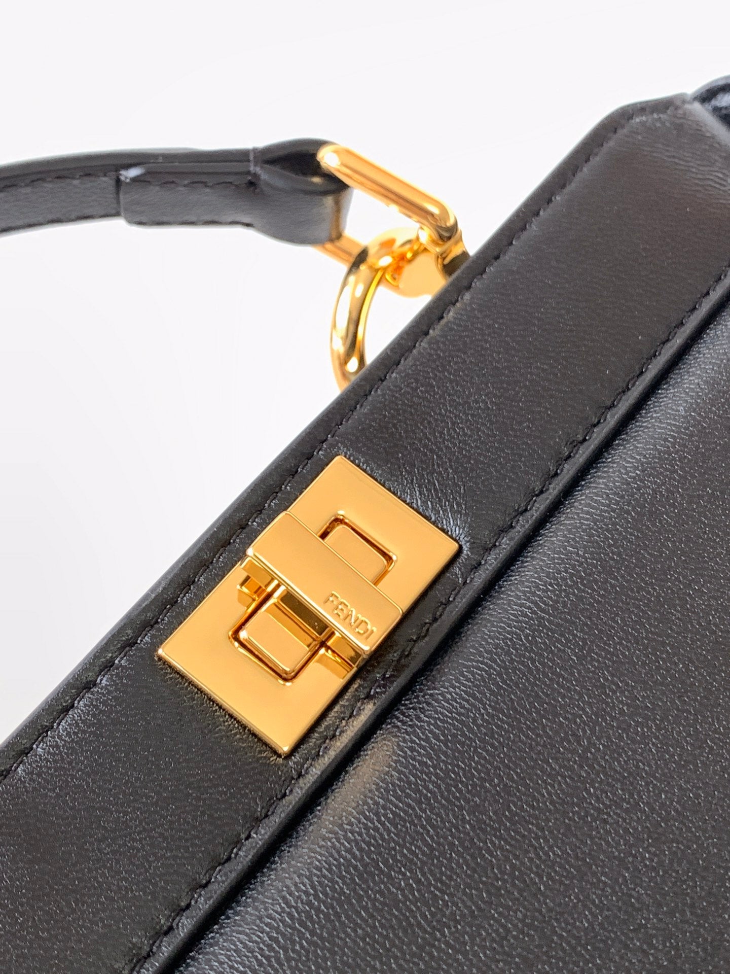 Peekaboo ISeeU Petite 20 Bag Black Lambskin Ghw mysite