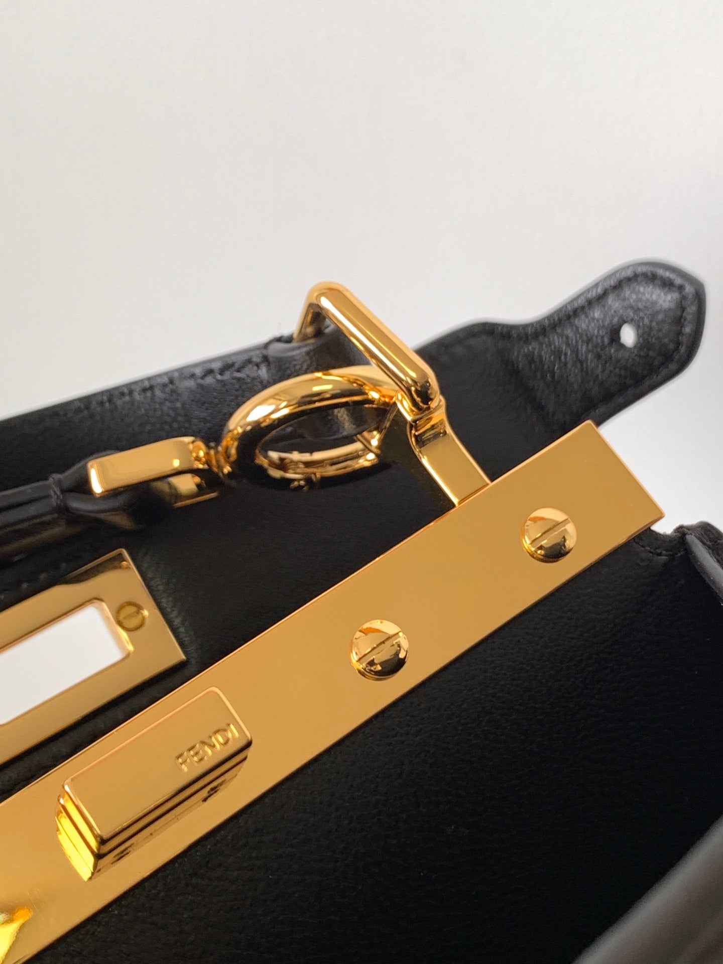 Peekaboo ISeeU Petite 20 Bag Black Lambskin Ghw mysite