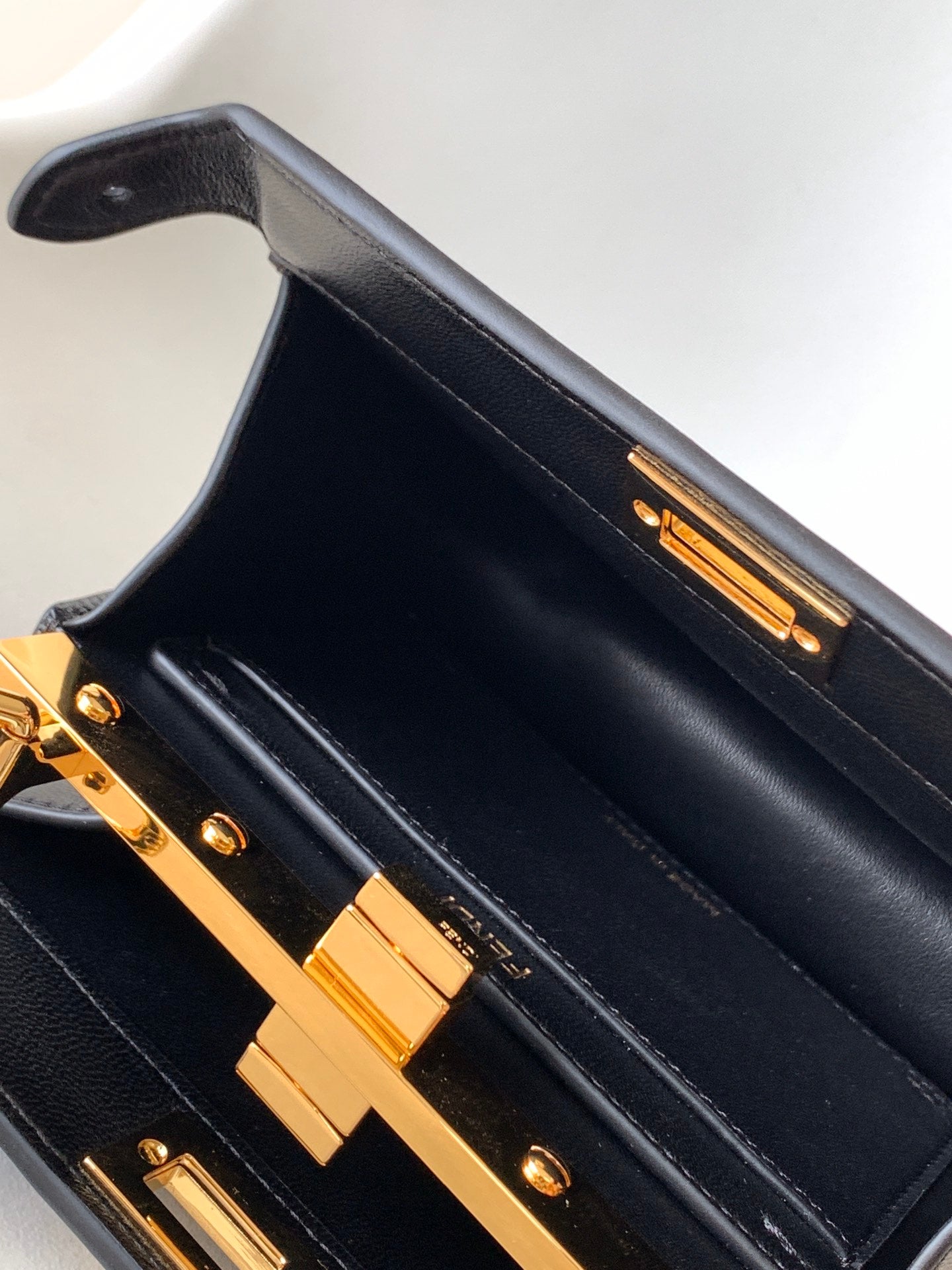 Peekaboo ISeeU Petite 20 Bag Black Lambskin Ghw mysite