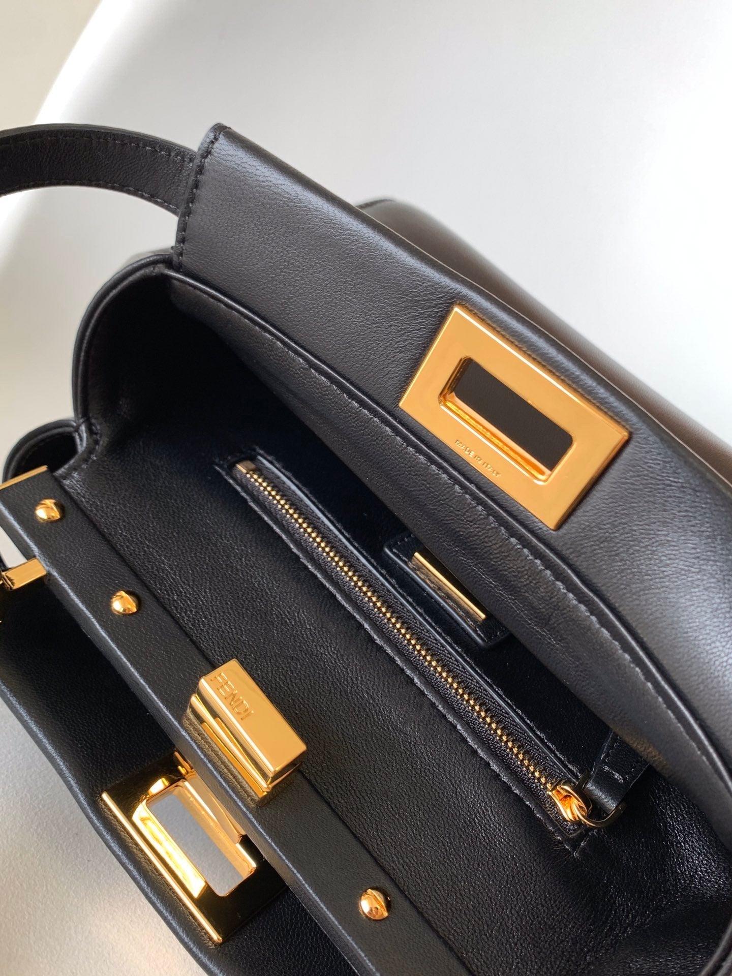 Peekaboo Mini 23cm Bag black lambskin gold hardware mysite