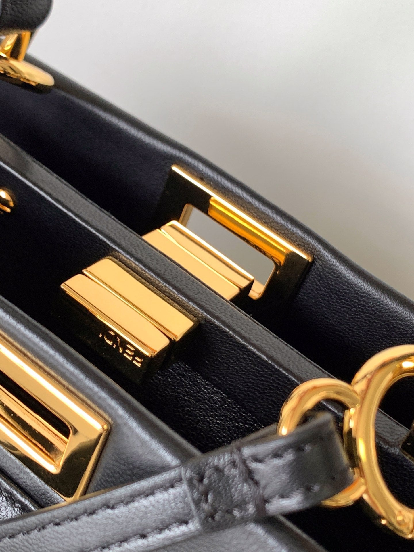 Peekaboo Mini 23cm Bag black lambskin gold hardware mysite