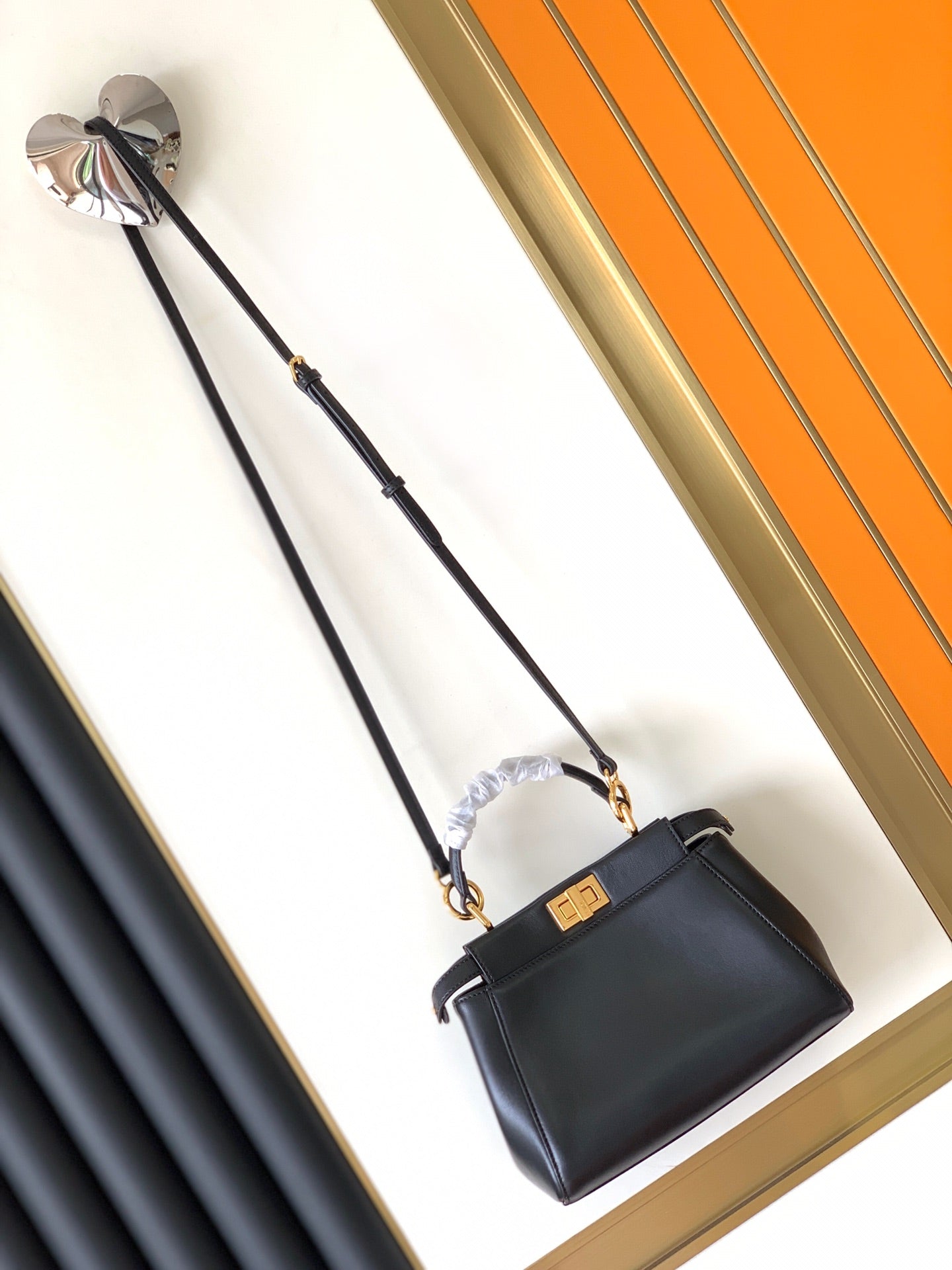 Peekaboo Mini 23cm Bag black lambskin gold hardware mysite