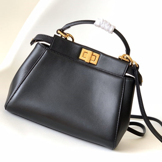 Peekaboo Mini 23cm Bag black lambskin gold hardware mysite