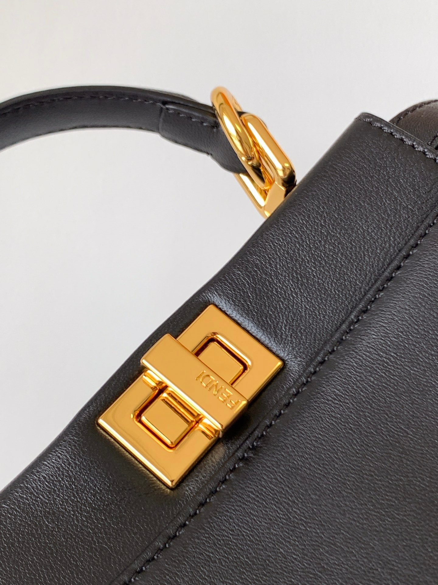 Peekaboo Mini 23cm Bag black lambskin gold hardware mysite