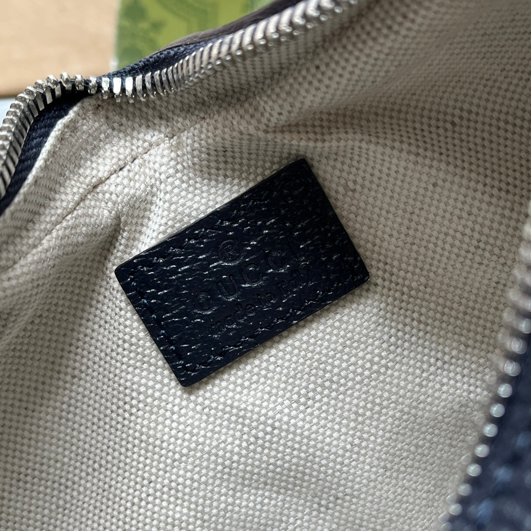 Gucci Attache bag 23 Black Beige Canvas 239982 mysite