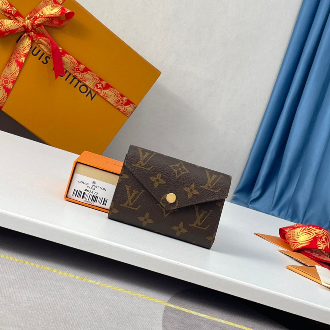 LV M62472 Victorine Wallet Brown Monogram Canvas 221679 mysite
