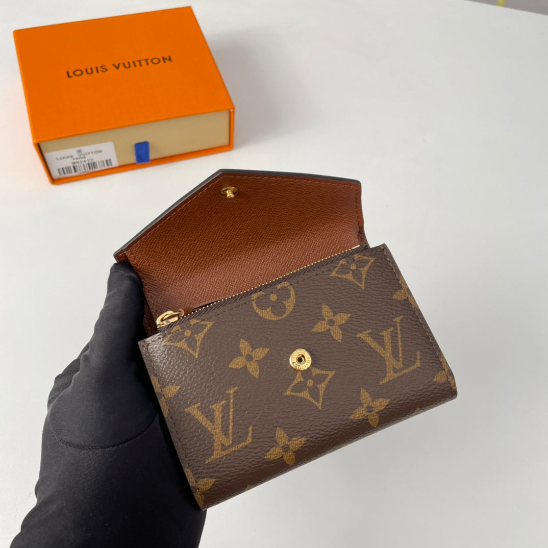 LV M62472 Victorine Wallet Brown Monogram Canvas 221679 mysite