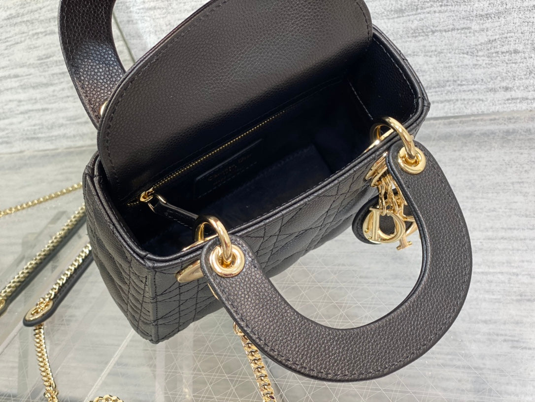 mini lady 17 black casfskin ghw mysite