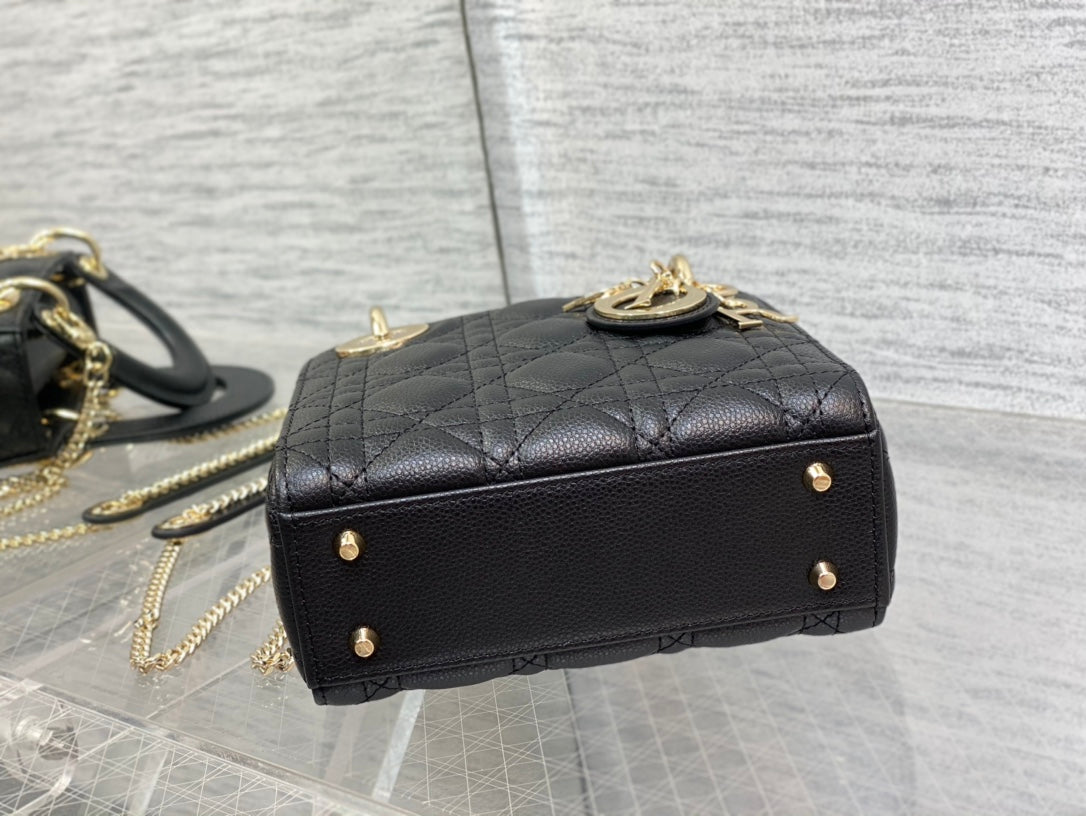 mini lady 17 black casfskin ghw mysite