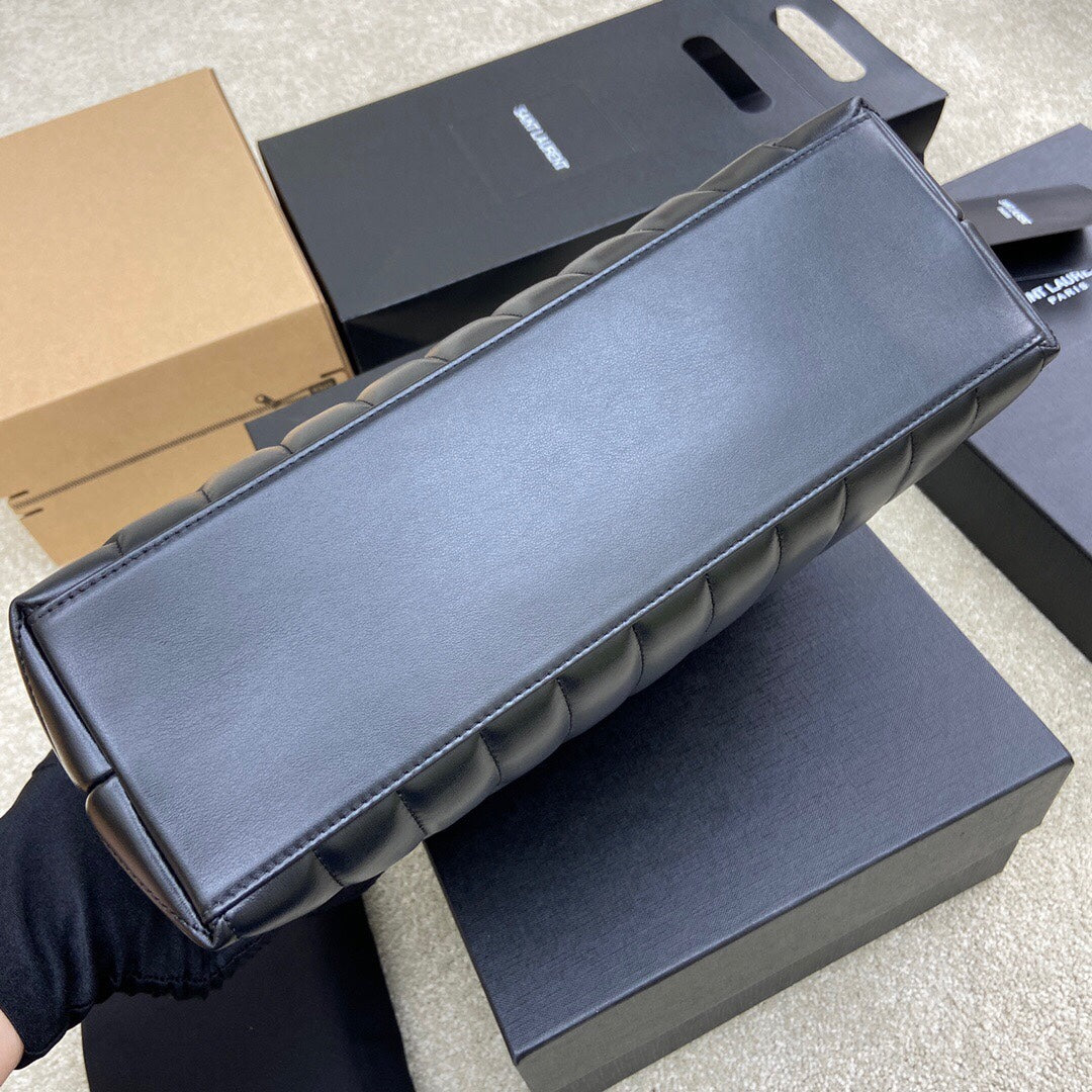 LOULOU MEDIUM 32 ALL BLACK QUILTED LEATHER mysite