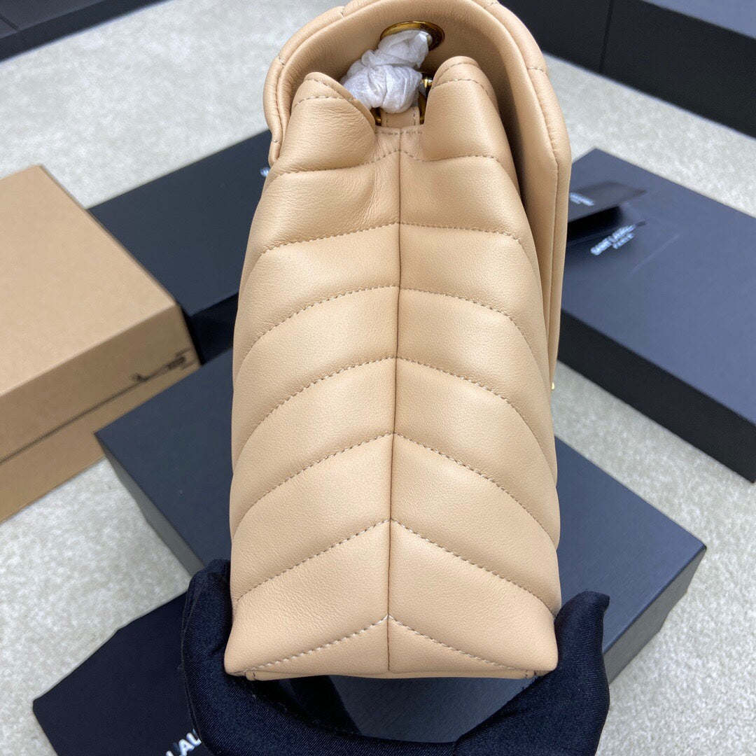 LOULOU MEDIUM 32 CREAM QUILTED LEATHER GOLD HARDWARE mysite