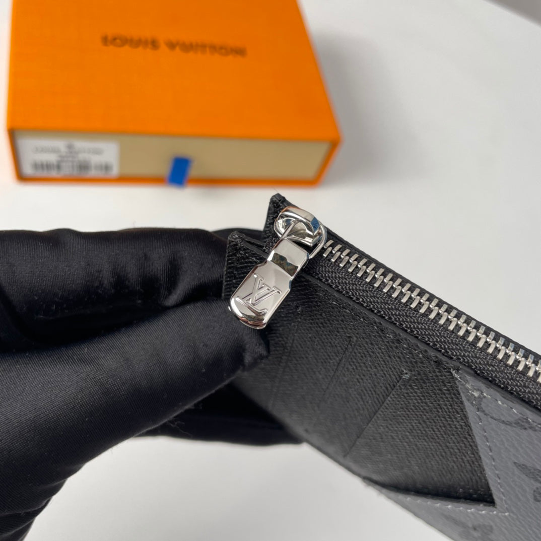 LV M69533 Coin Card Holder Grey Black Monogram Canvas 221510 mysite