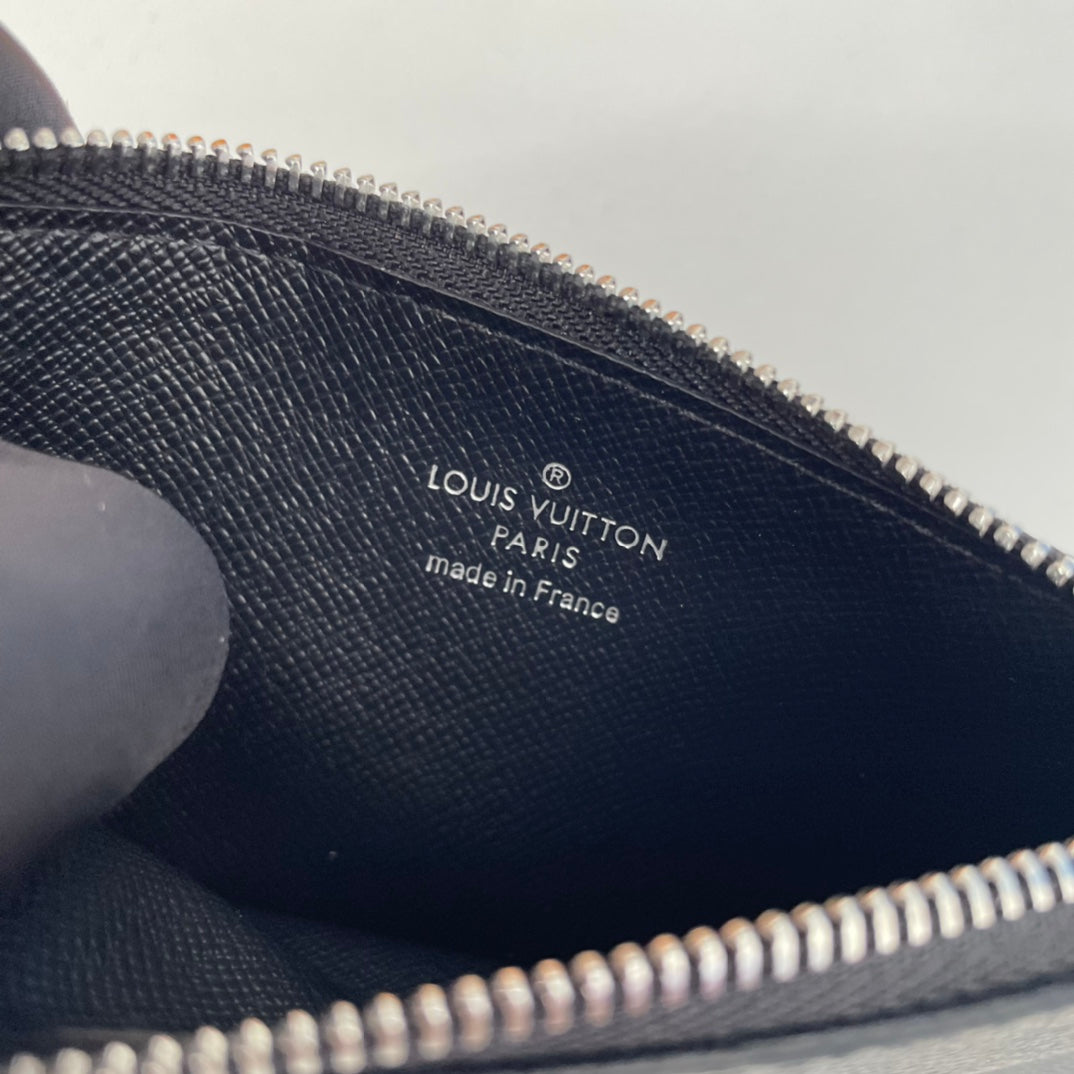 LV M69533 Coin Card Holder Grey Black Monogram Canvas 221510 mysite