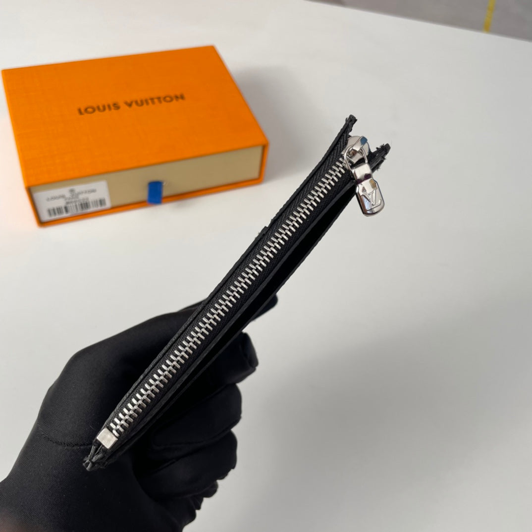 LV M69533 Coin Card Holder Grey Black Monogram Canvas 221510 mysite