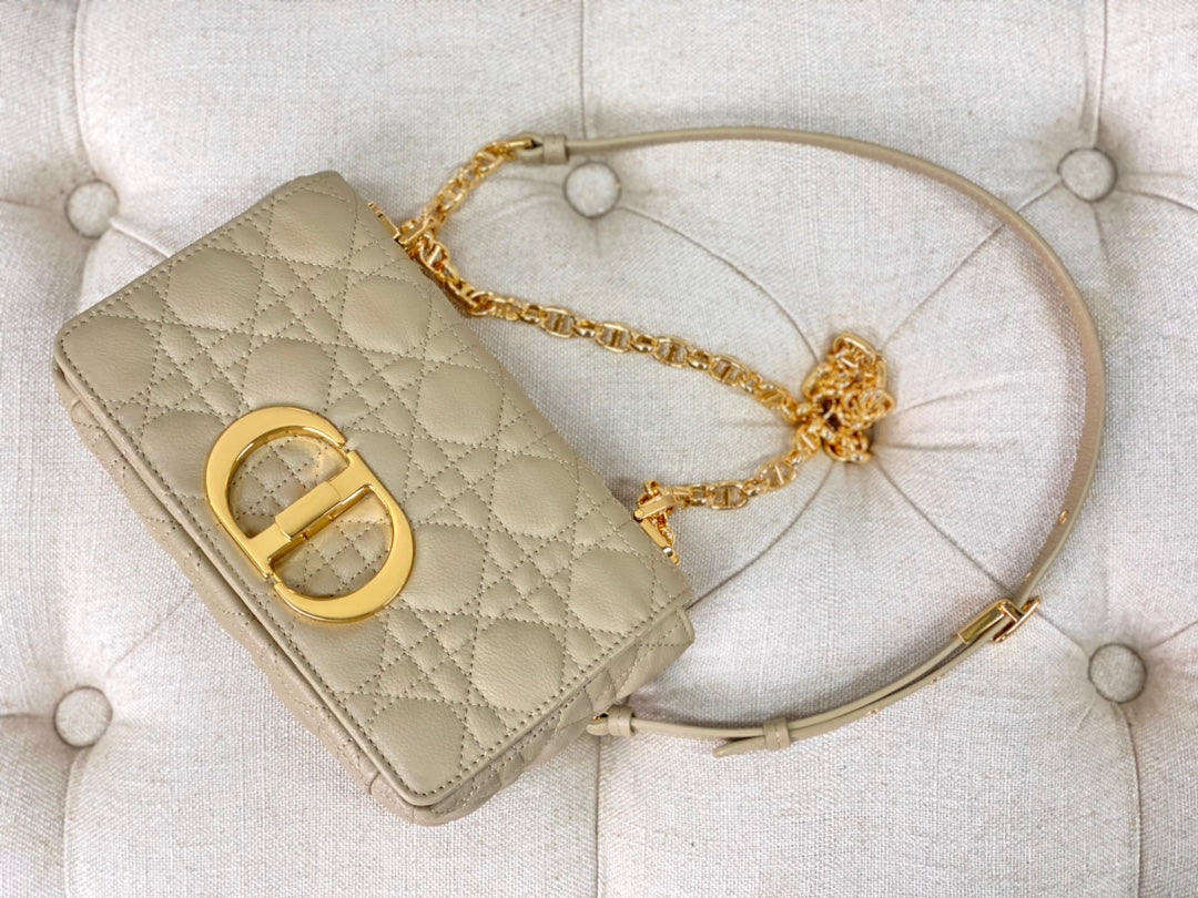 SMALL CARO BAG 20 PALE YELLOW CALFSKIN mysite
