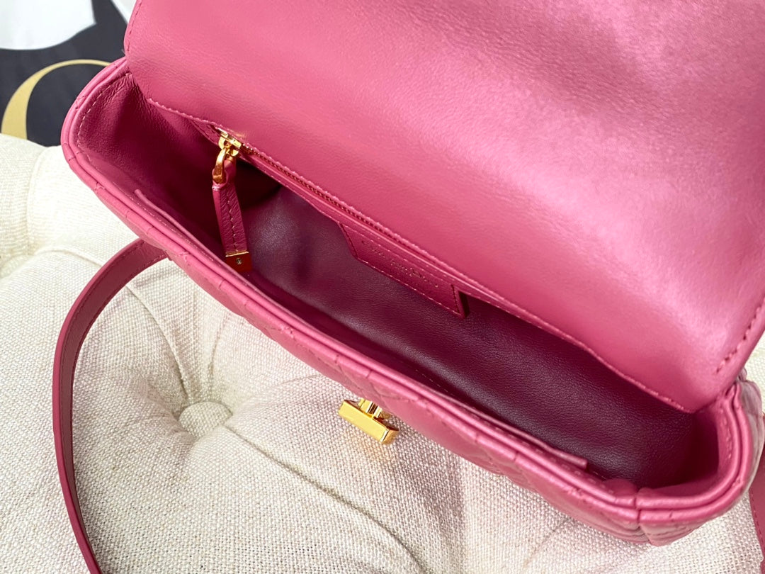 SMALL CARO BAG 20 DARK PINK CALFSKIN mysite