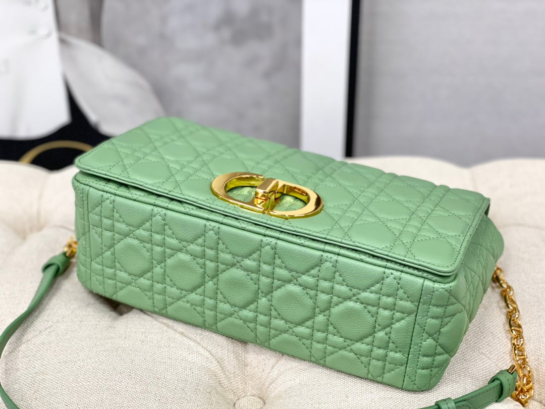 LARGE CARO BAG 28 LIGHT GREEN CALFSKIN mysite