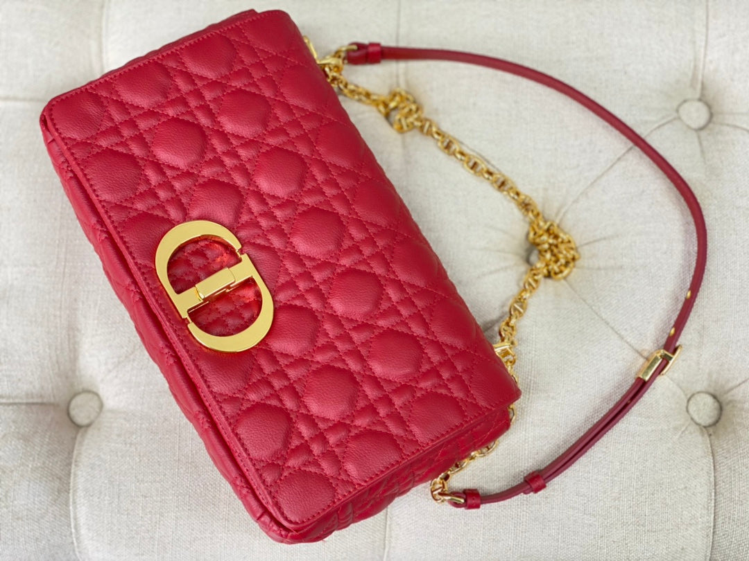 LARGE CARO BAG 28 RED CALFSKIN mysite