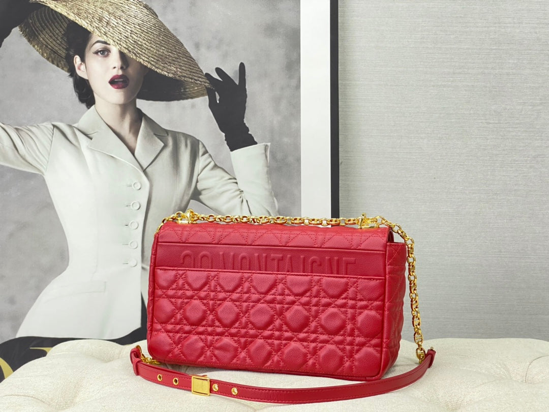 LARGE CARO BAG 28 RED CALFSKIN mysite