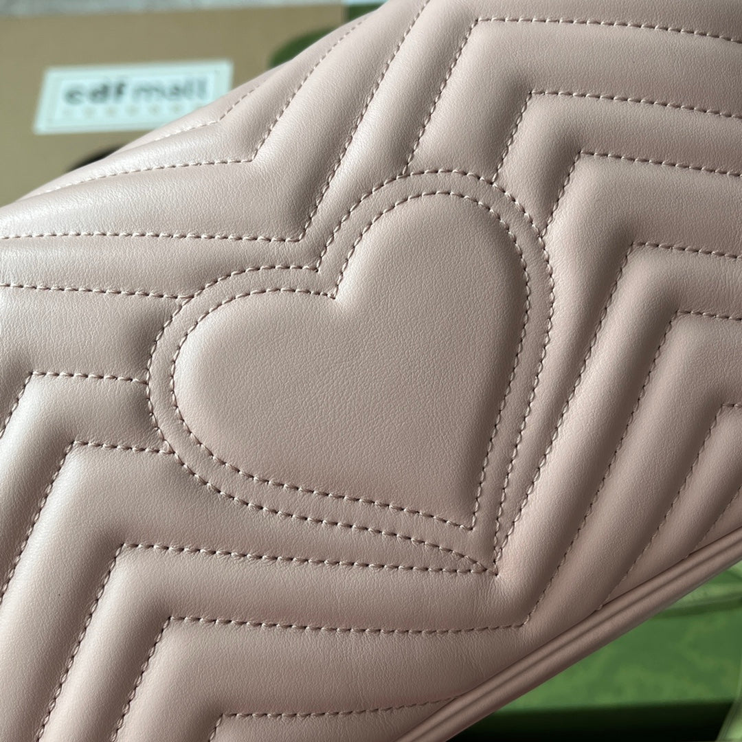 gg marmont 26cm nude mattelasse leather gold hardware mysite