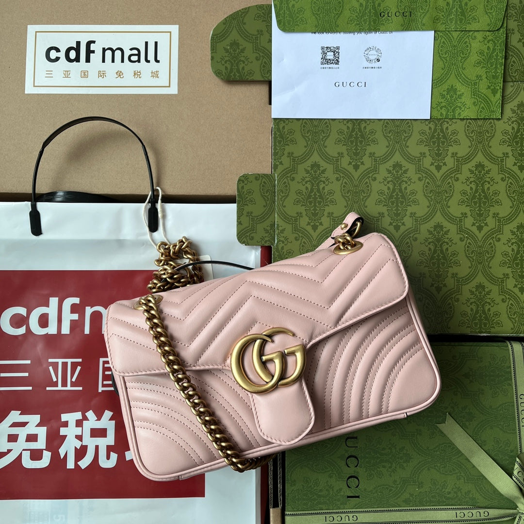 gg marmont 26cm nude mattelasse leather gold hardware mysite