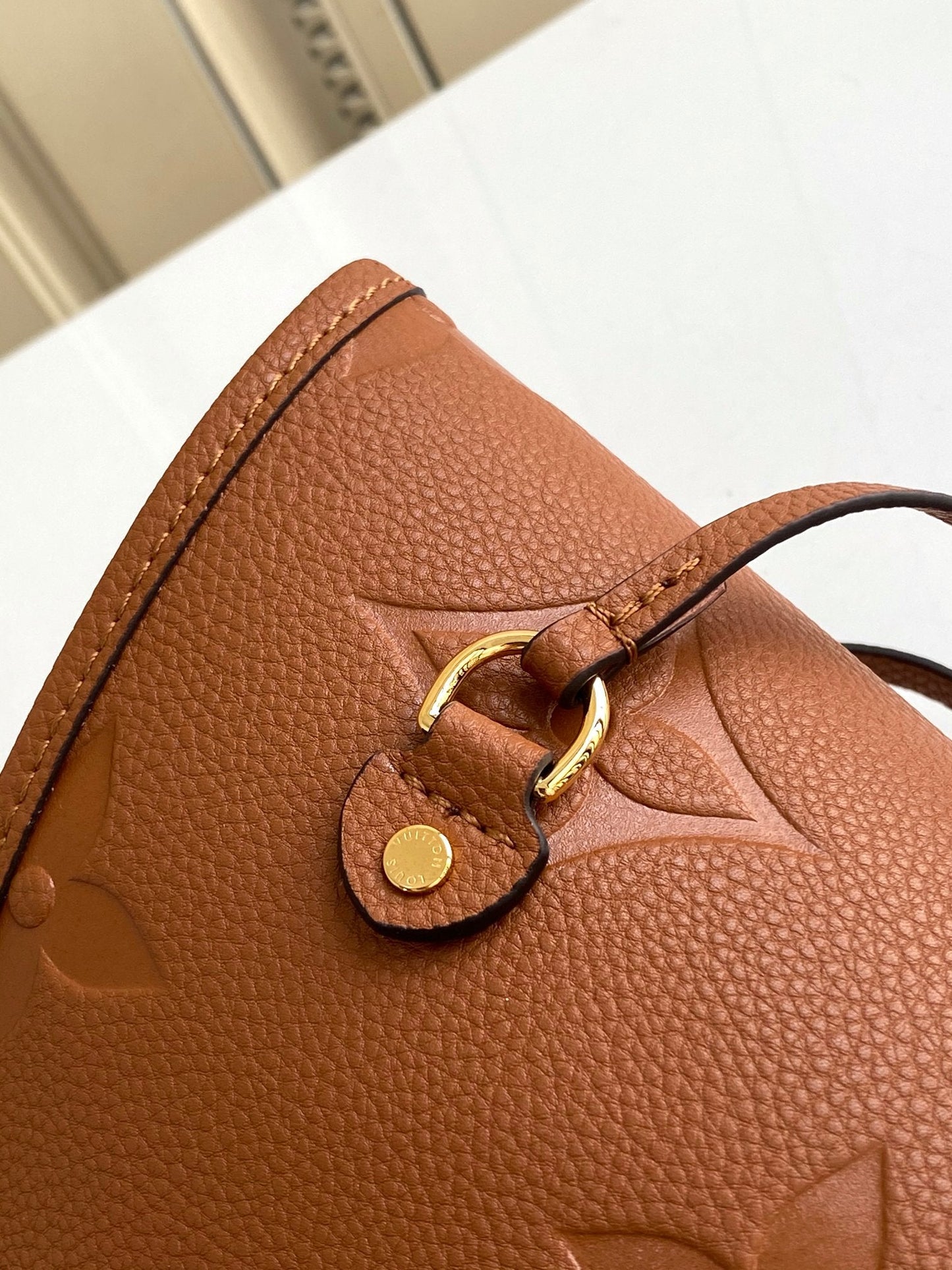 NEVERFULL MM 32 BROWN MONOGRAM EMPREINTE LEATHER mysite