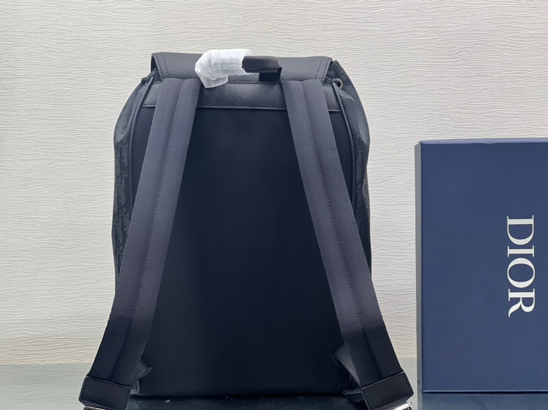 MEDIUM BACKPACK 38 IN BLACK OBLIQUE MIRAGE CALFSKIN mysite