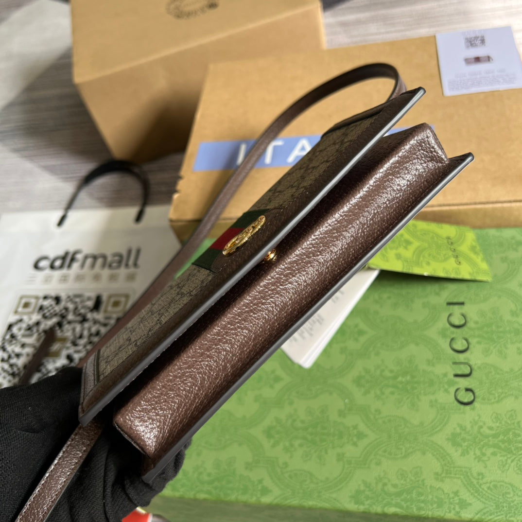 MINI 19 OPHIDIA BAG IN BROWN CALFSKIN AND BEIGE CANVAS mysite