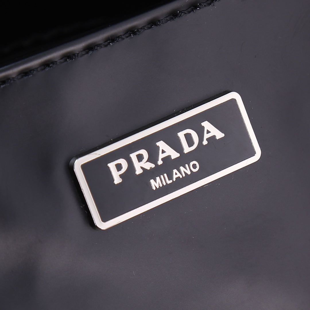 PRA 23 BAG IN BLACK CALFSKIN SILVER HARDWARE mysite