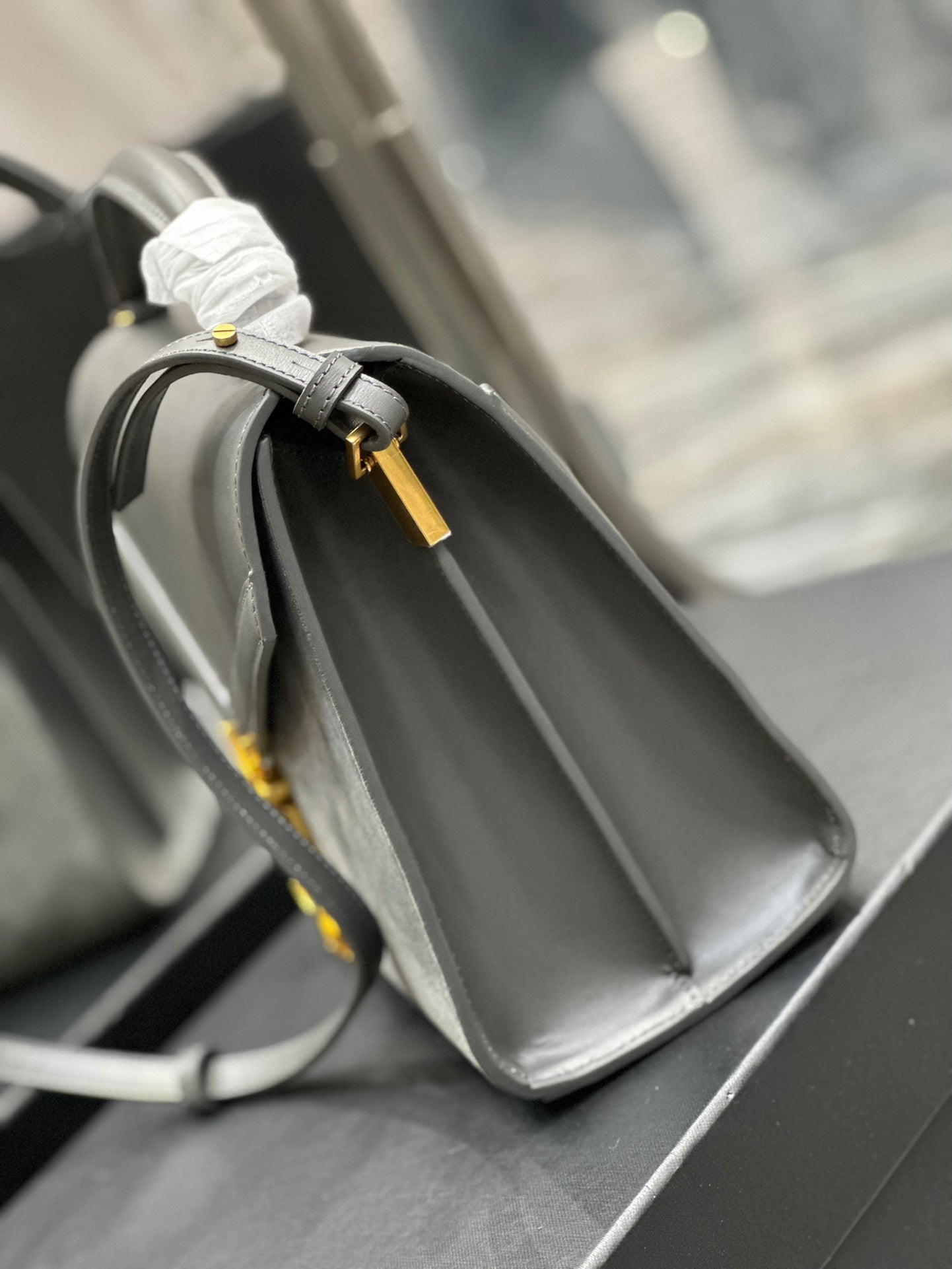 CASSANDRA 24.5 BLACK SUEDE CALFSKIN mysite