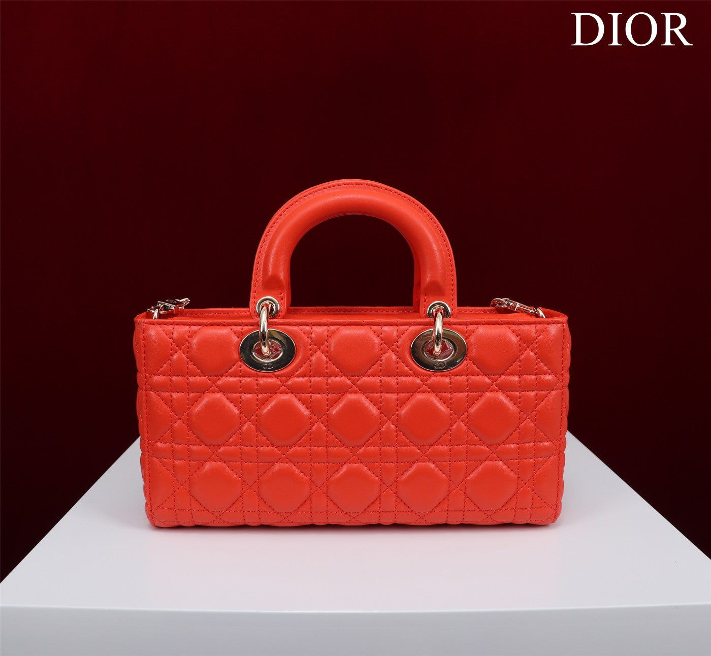 medium lady d-joy 26 red lambskin mysite