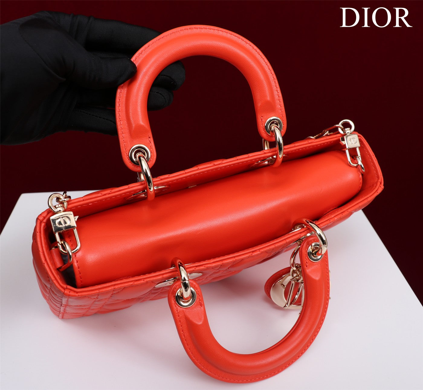 medium lady d-joy 26 red lambskin mysite