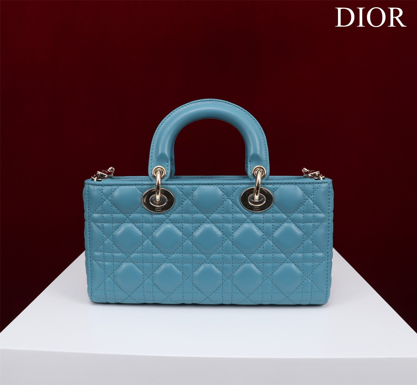 medium lady d-joy 26 cerulean lambskin mysite