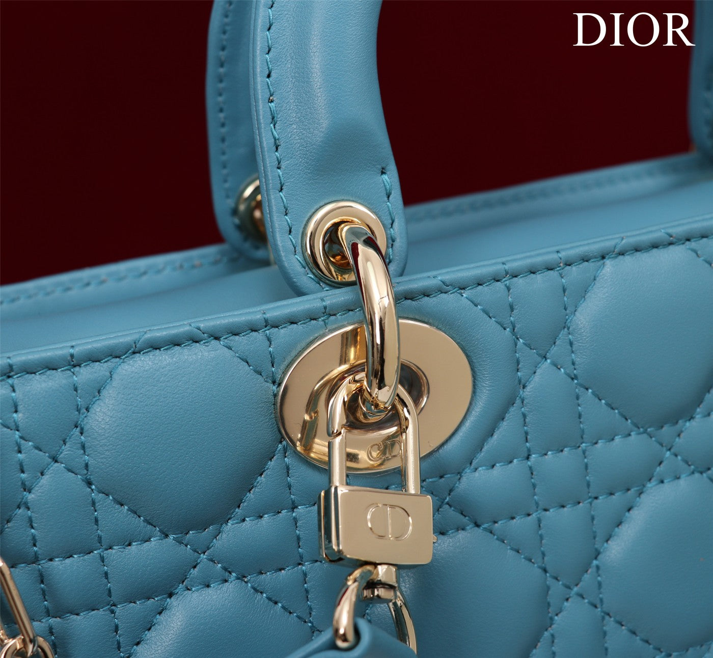 medium lady d-joy 26 cerulean lambskin mysite
