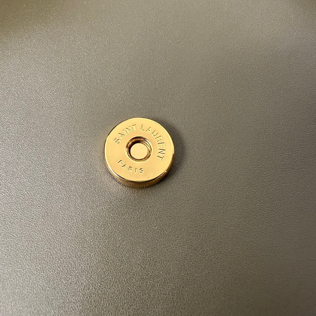 SL Kaia Small Satchel in green smooth leather mysite