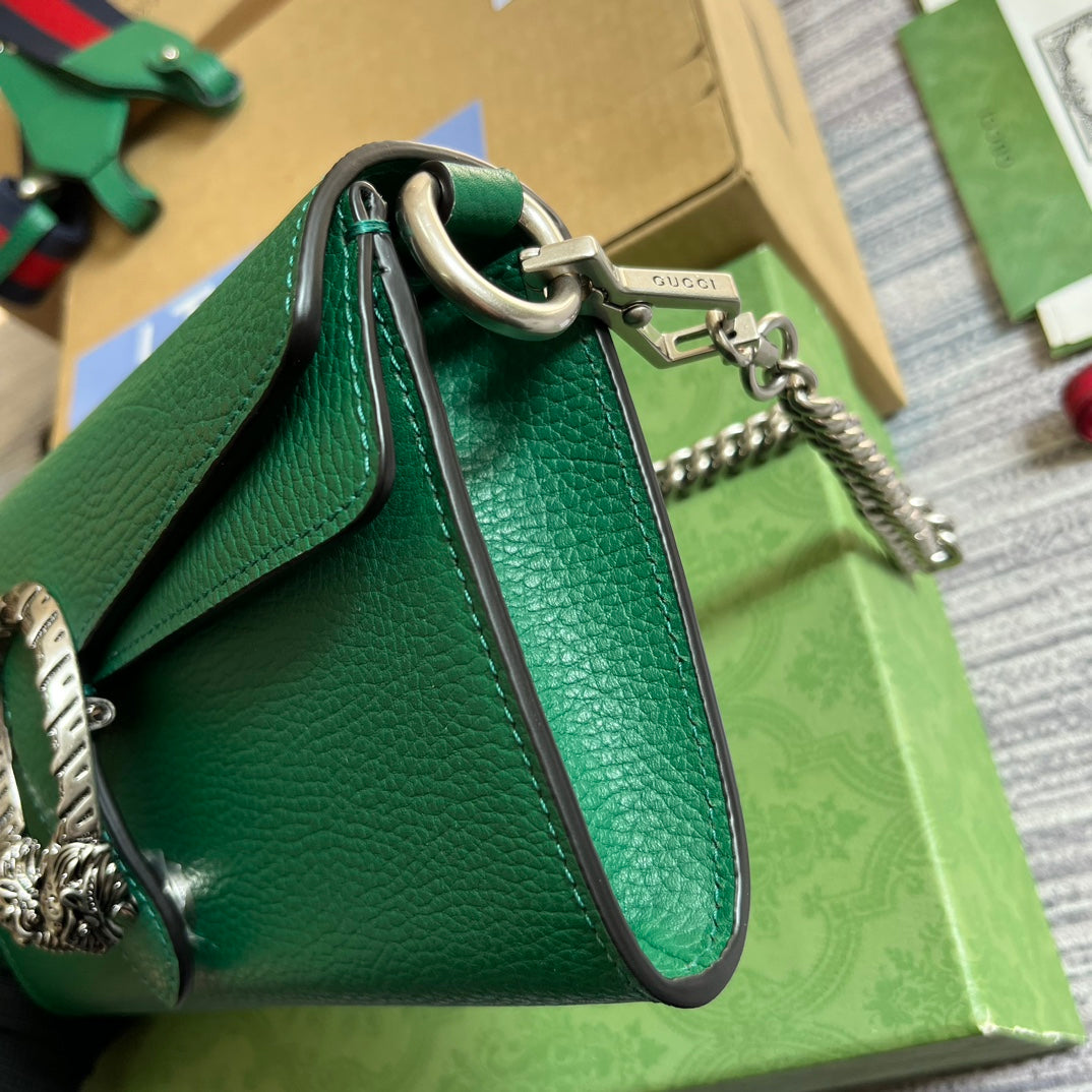 DIONYSUS 28 BAG IN EMERALD GREEN CALFSKIN 322359 mysite