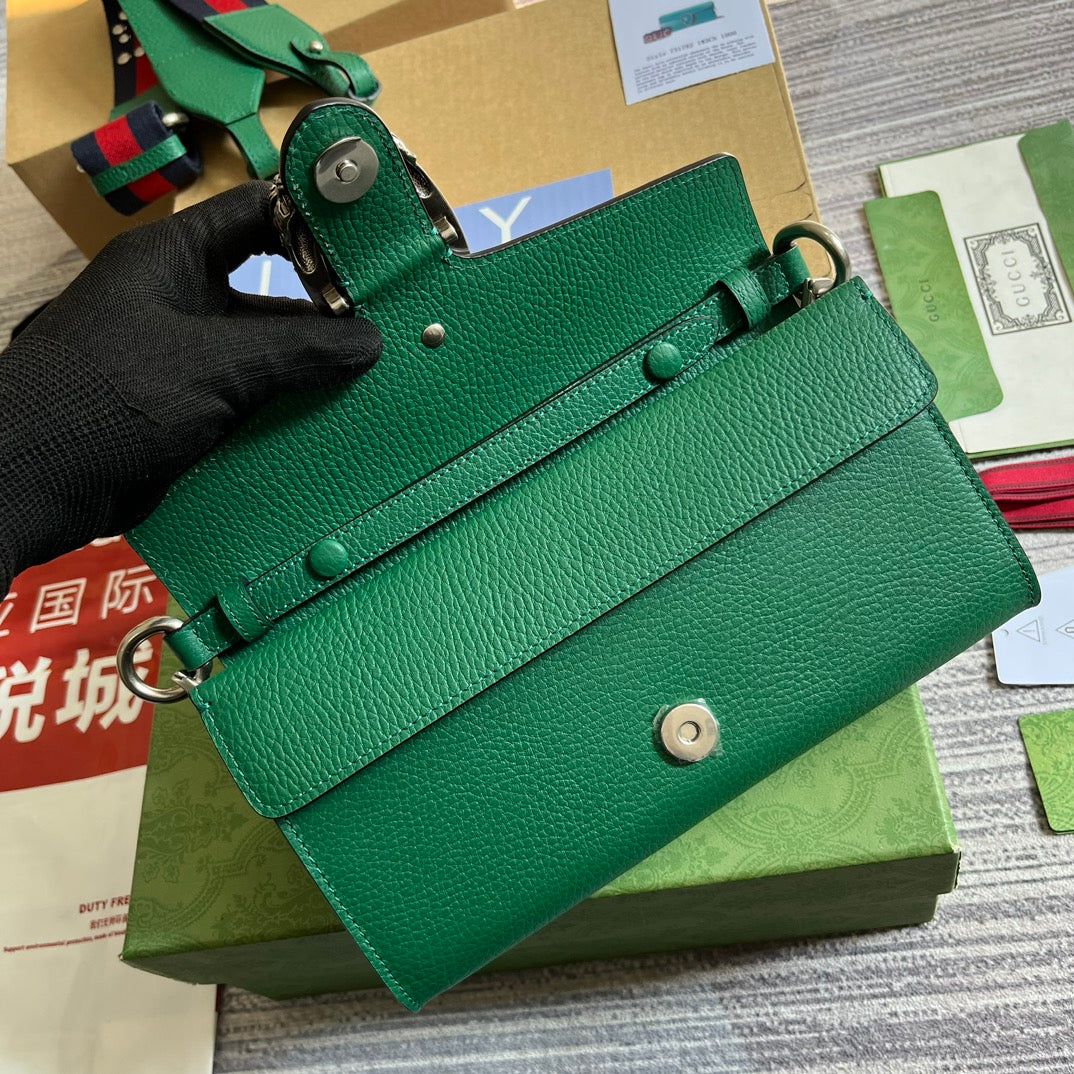 DIONYSUS 28 BAG IN EMERALD GREEN CALFSKIN 322359 mysite