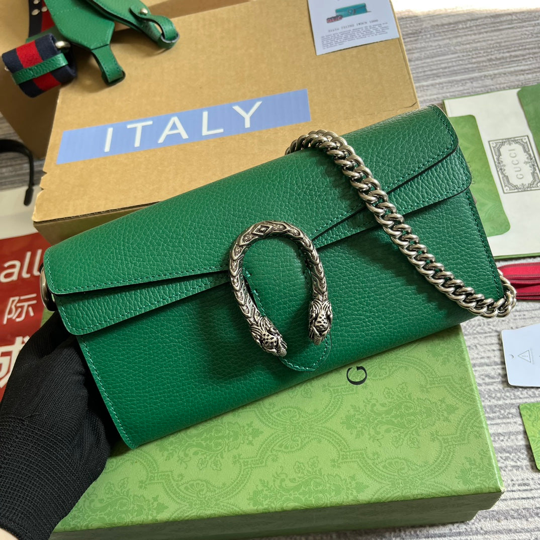 DIONYSUS 28 BAG IN EMERALD GREEN CALFSKIN 322359 mysite