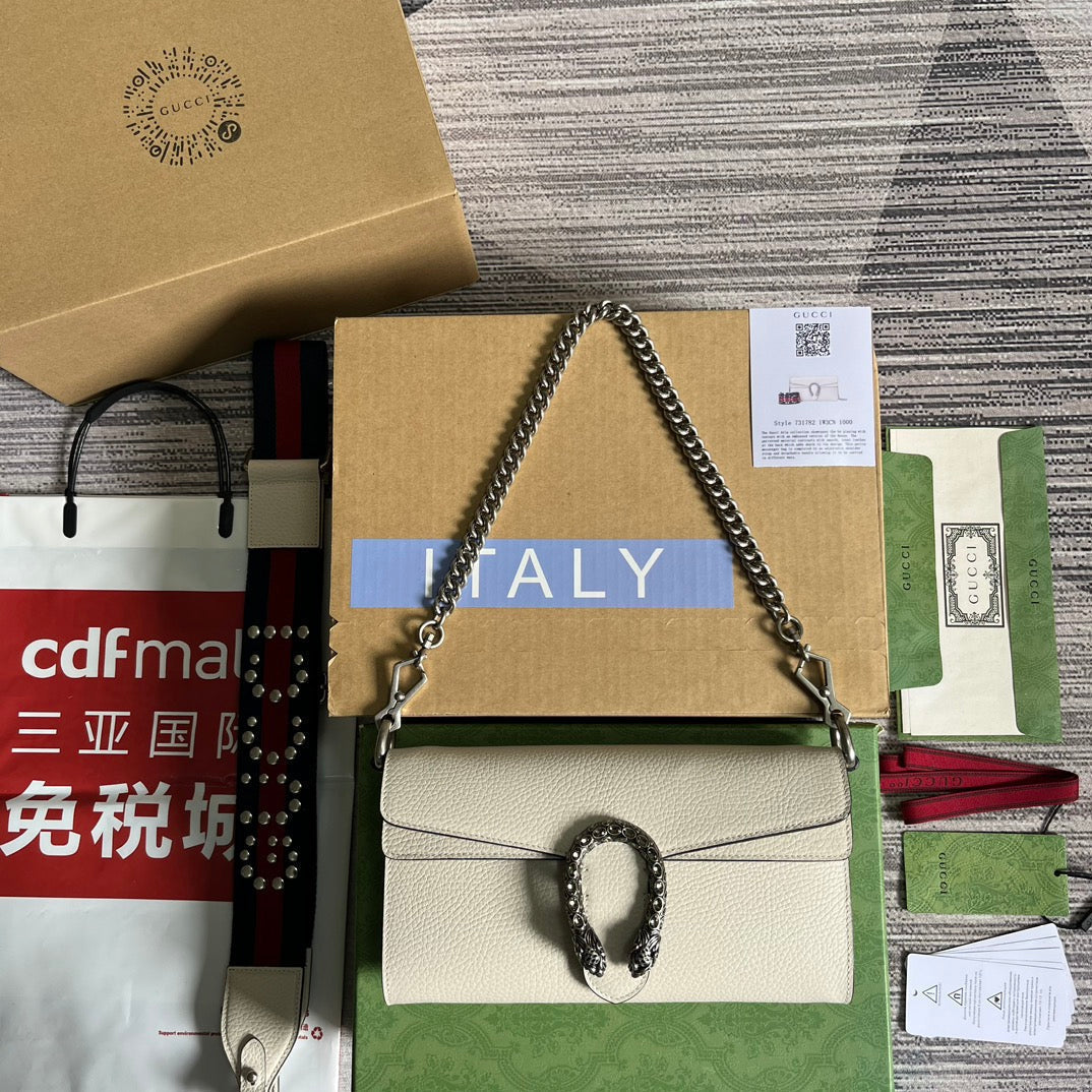 DIONYSUS SMALL 25 BAG IN WHITE CALFSKIN mysite