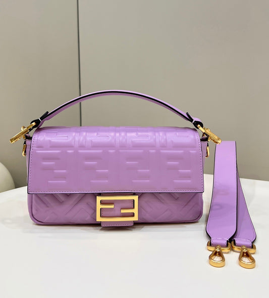 Baguette 27cm Violet Lambskin Gold Hardware mysite