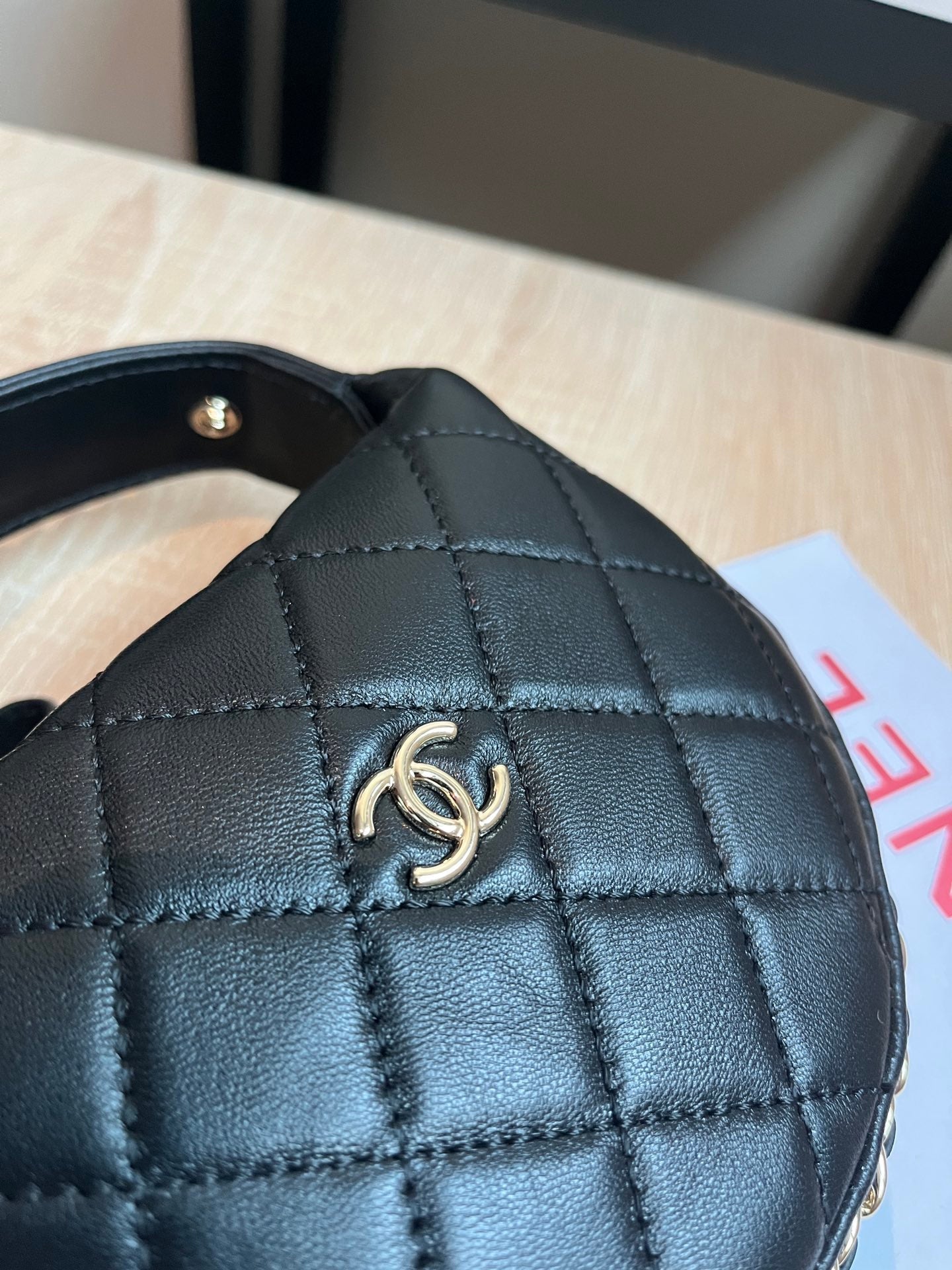 MINI HOBO BAG 16 IN BLACK LAMBSKIN mysite