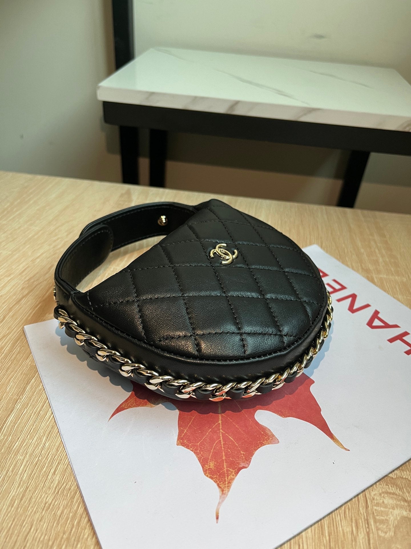 MINI HOBO BAG 16 IN BLACK LAMBSKIN mysite