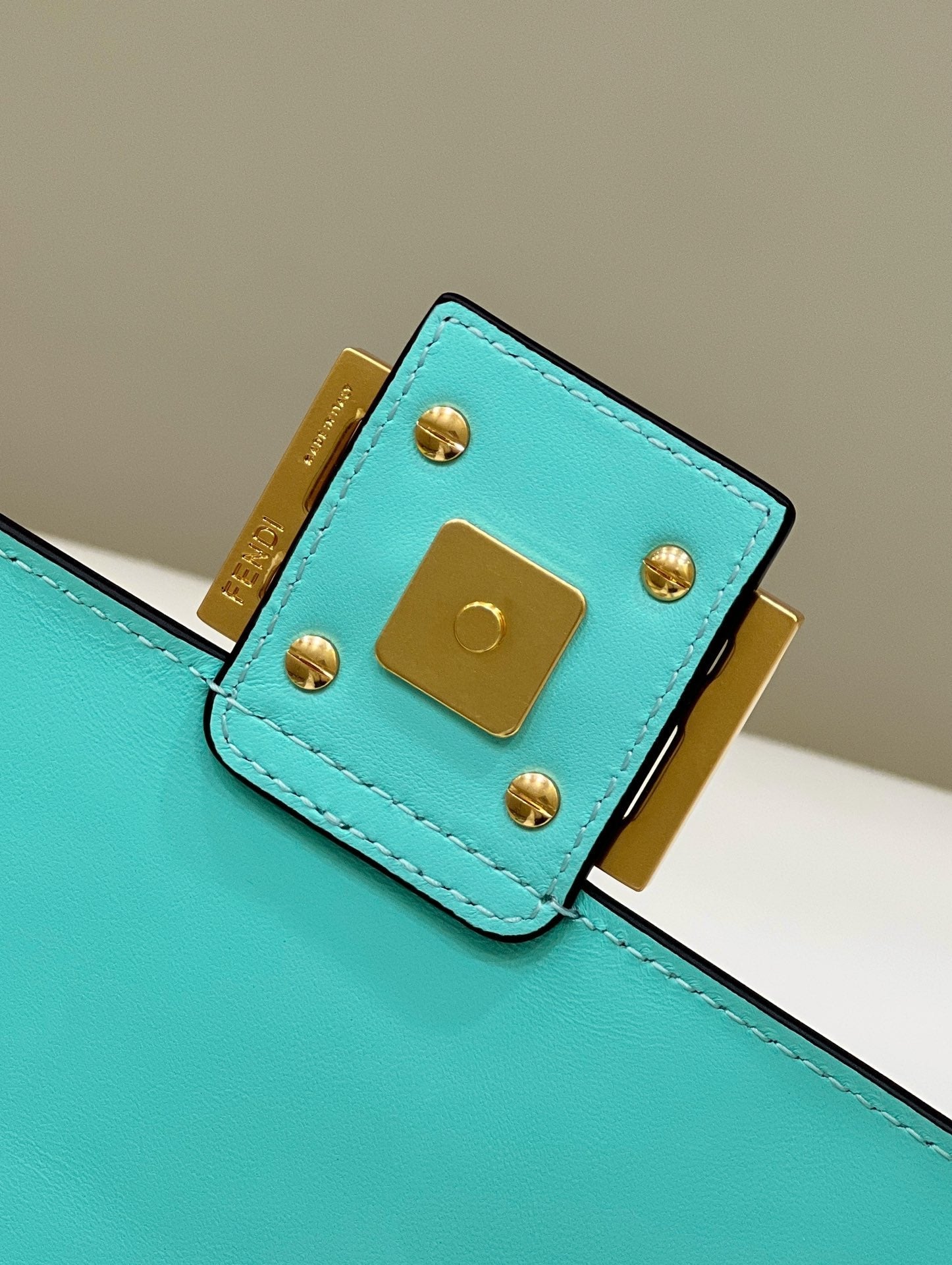 Baguette 27cm Tiffany Blue Lambskin Gold Hardware mysite