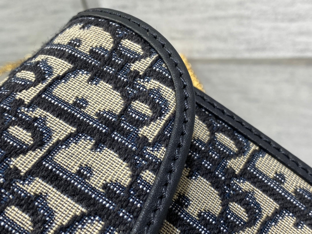 CD bobby bag classic 22 blue oblique fabric mysite