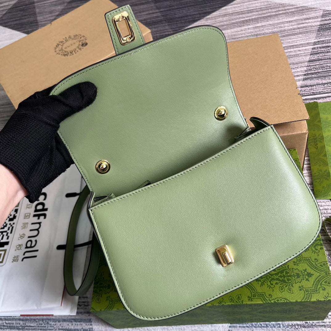 BLONDIE 23 TOP-HANDLE BAG LIGHT GREEN CALFSKIN mysite