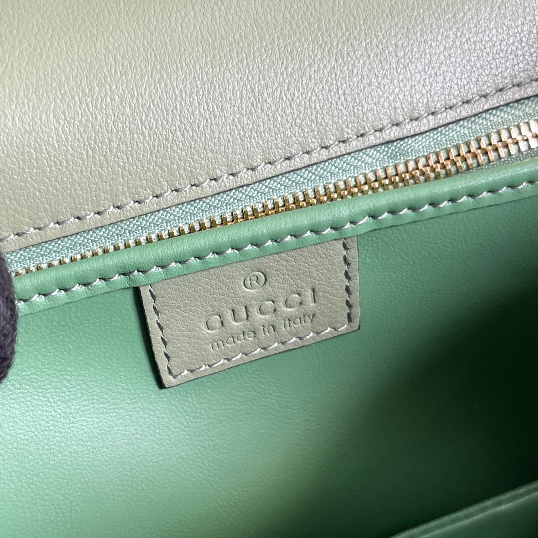 BLONDIE 23 TOP-HANDLE BAG LIGHT GREEN CALFSKIN mysite