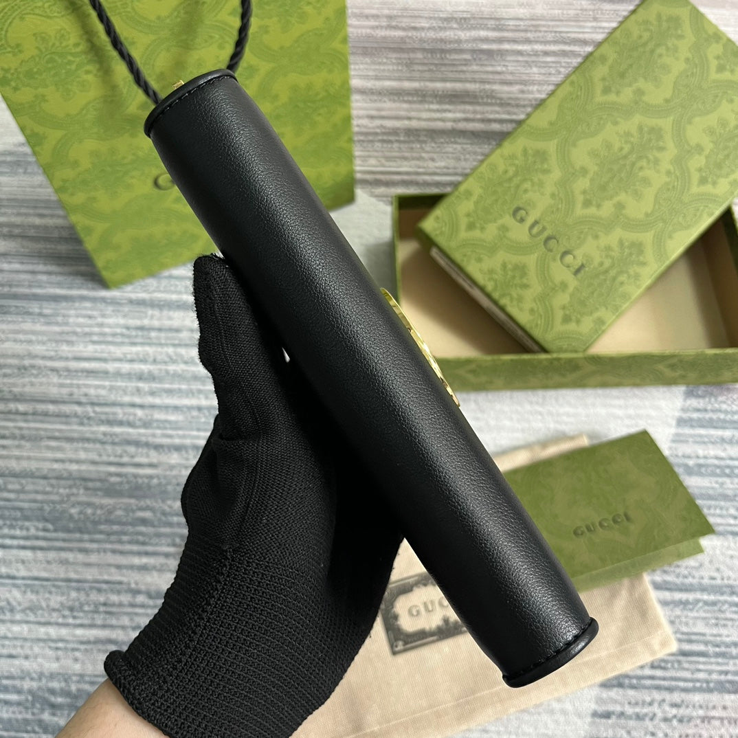 GG BLONDIE 21 FULL ZIP WALLET IN BLACK CALFSKIN mysite