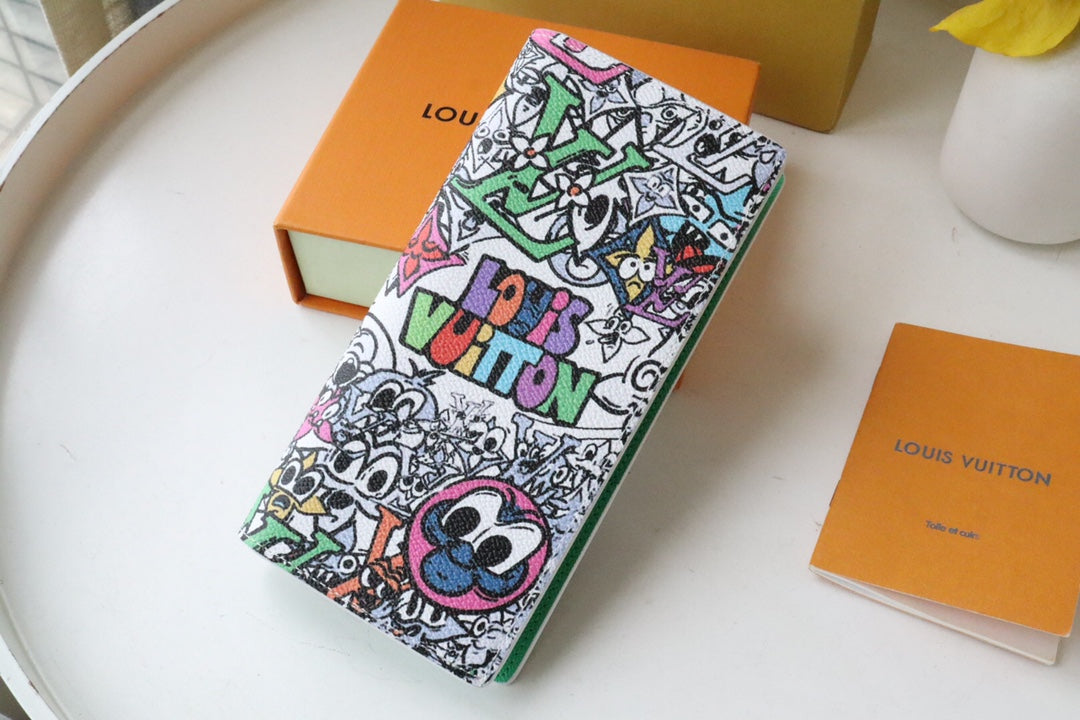 LV Brazza Wallet Monogram Comics Canvas 195895 mysite